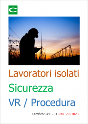 Lavoratori isolati: sicurezza