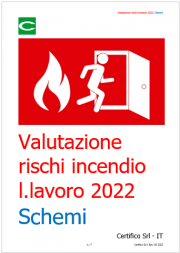 Valutazione rischi incendio luoghi di lavoro 2022 / Schemi