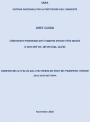 Elaborazione metodologie per il rapporto annuale rifiuti speciali Elaborazione metodologie per il rapporto annuale rifiuti speciali