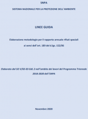 Elaborazione metodologie per il rapporto annuale rifiuti speciali 