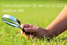 Comunicazione CE del 03.12.2021 | Direttiva VIA