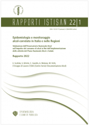 Rapporto ISTISAN Epidemiologia e monitoraggio alcol-correlato 2022 Rapporto ISTISAN Epidemiologia e monitoraggio alcol-correlato 2022