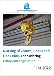 Marking of Cranes, Hooks and Hook Blocks considering European Legislation