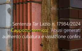 Sentenza Tar Lazio n. 17984 del 17 ottobre 2024 Sentenza Tar Lazio n. 17984 del 17 ottobre 2024