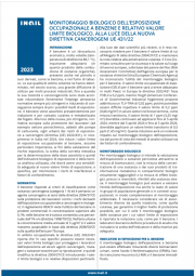 Monitoraggio biologico dell’esposizione occupazionale a benzene Monitoraggio biologico dell’esposizione occupazionale a benzene
