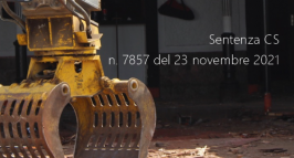 Sentenza CS n. 7857 del 23 novembre 2021 Sentenza CS n. 7857 del 23 novembre 2021