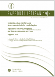 Rapporto Epidemiologia e monitoraggio alcol-correlato ISS 2019