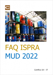 FAQ ISPRA: Modalità di compilazione Dichiarazione MUD 2022