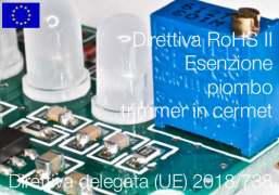 Direttiva delegata (UE) 2018/738 | Modifica All. III Direttiva RoHS II