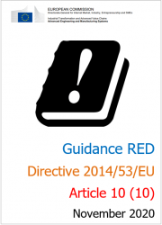 Guidance on Article 10 (10) of RED (Directive 2014/53/EU)