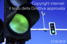 Copyright internet: il testo della Direttiva approvata