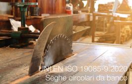 UNI EN ISO 19085-9:2020 | Seghe circolari da banco 