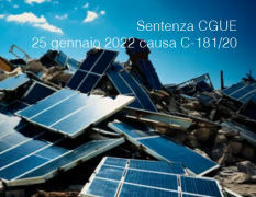 Sentenza CGUE 25 gennaio 2022 causa C-181/20 