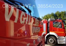 Circolare VVF n. 38554 del 13 novembre 2023