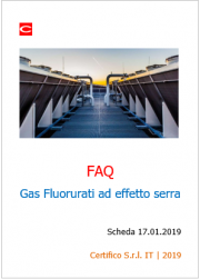 FAQ Gas Fluorurati ad effetto serra FAQ Gas Fluorurati ad effetto serra