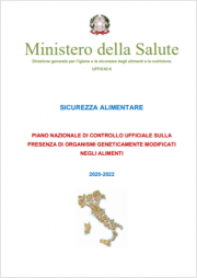 Piano nazionale di controllo organismi geneticamente modificati (OGM) alimenti - 2020-2022