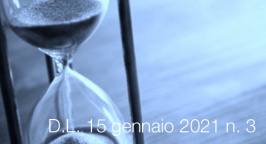 Decreto-Legge 15 gennaio 2021 n. 3 