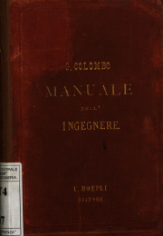 Il Manuale dell'Ingegnere HOEPLI 1a Ed. 1877