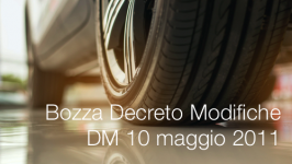 Bozza Decreto Modifiche DM 10 maggio 2011