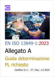 EN ISO 13849-1:2023 Allegato A - Guida per la determinazione del PL richiesto