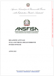 Relazione annuale sicurezza ferrovie interconnesse - Anno 2022