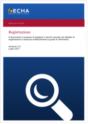 ECHA Guida in pillole - Registrazione 