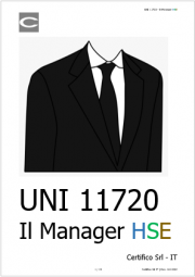 UNI 11720 - Il Manager HSE