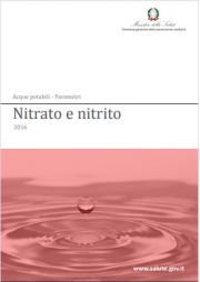 Acque potabili - Parametri Nitrato e nitrito Acque potabili - Parametri Nitrato e nitrito