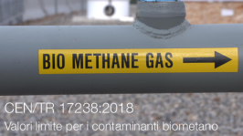 UNI CEN/TR 17238:2018 | Valori limite per i contaminanti biometano