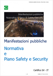 Manifestazioni pubbliche: Normativa e Piano Safety e Security