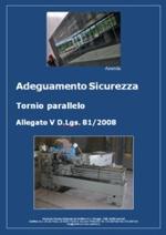 Adeguamento Sicurezza Tornio parallelo