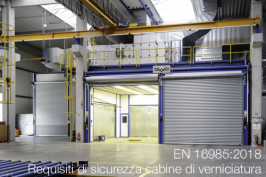 EN 16985:2018 | Requisiti di sicurezza cabine di verniciatura EN 16985:2018 | Requisiti di sicurezza cabine di verniciatura