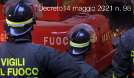 Decreto14 maggio 2021 n. 98 Decreto14 maggio 2021 n. 98