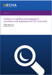 Guidance on labelling and packaging CLP | Version 4.2 2020 Draft Guidance on labelling and packaging CLP | Version 4.2 2020 Draft