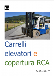 Carrelli elevatori e copertura RCA 