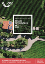 Rapporto statistico solare fotovoltaico GSE 2020 Rapporto statistico solare fotovoltaico GSE 2020