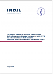 Documento tecnico rimodulazione misure SARS-CoV-2 settore cura della persona