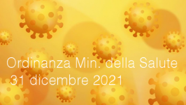 Ordinanza Ministero della Salute 31 dicembre 2021