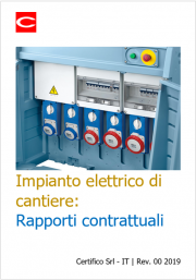 Impianto elettrico di cantiere: Rapporti contrattuali