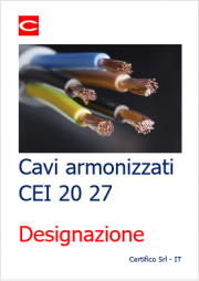 Cavi armonizzati CEI 20-27: Designazione
