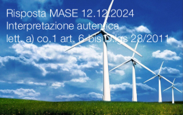Risposta MASE 12.12.2024 - Interpretazione autentica lett. a) co.1 art. 6-bis D.lgs 28/2011 Risposta MASE 12.12.2024 - Interpretazione autentica lett. a) co.1 art. 6-bis D.lgs 28/2011