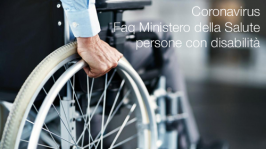 Coronavirus | Faq del Ministero della Salute persone con disabilità