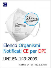 Elenco Organismi Notificati CE per DPI | UNI EN 149