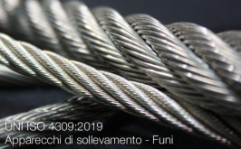 UNI ISO 4309:2019 | Apparecchi di sollevamento - Funi UNI ISO 4309:2019 | Apparecchi di sollevamento - Funi