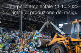 Interpello ambientale 11.10.2023 | Limite residui destinati allo smaltimento