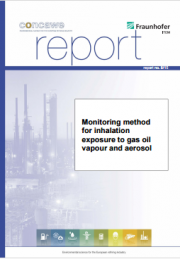 Monitoring exposure to gas oil vapour