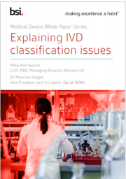 Explaining IVD classification issues