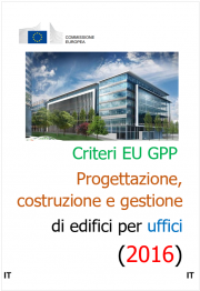 Criteri EU GPP Progettazione, costruzione e gestione di edifici per uffici 