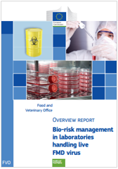 Bio-risk management in laboratories handling live FMD virus