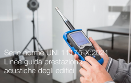 Serie norme UNI 11175-X:2021 - Linee guida prestazione acustiche degli edifici